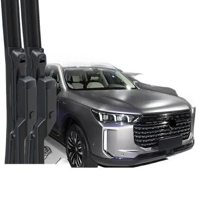 All-Season Frameless Wiper Blades Heavy Duty Silent Rubber Front Windshield Wiper Set All-Season Frameless Wiper Blades Heavy Duty Silent Rubber Front Windshield Wiper Set