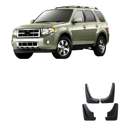 Soft TPV Rubber Mud Flaps Splash Guards for Ford Escape 2010 Front and Rear Set Soft TPV Rubber Mud Flaps Splash Guards for Ford Escape 2010 Front and Rear Set