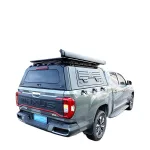 Pickup Truck Bed Cover Tri-Fold Multifunction Camping Rainproof High Cover for Volkswagen Amarok