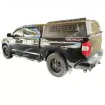 Manganese Steel Tri-Fold Hard Tonneau Cover for 5.7ft Tundra Pickup Truck Bed