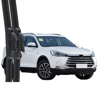 Front Windshield Wiper Blades for JAC Refine S7/PRO, Frameless Silent Natural Rubber Wiper Arm Assembly Front Windshield Wiper Blades for JAC Refine S7/PRO, Frameless Silent Natural Rubber Wiper Arm Assembly