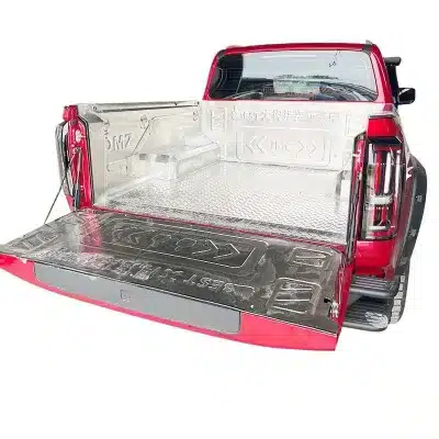 Truck Bed Liner Protector Stainless Steel for JMC Vigus 3/5/7 Extended Version with Wheel Bag Truck Bed Liner Protector Stainless Steel for JMC Vigus 3/5/7 Extended Version with Wheel Bag