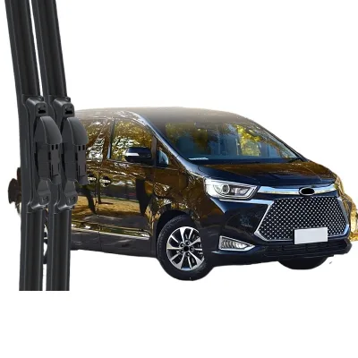 Universal Frameless Windshield Wiper Blades Dual Rubber Silent Refill for JAC Refine M6 Universal Frameless Windshield Wiper Blades Dual Rubber Silent Refill for JAC Refine M6