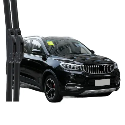 Frameless Windshield Wiper Blades for SWM X7 and Internet Edition Silent Natural Rubber Strip Car Front Windscreen Wipers Frameless Windshield Wiper Blades for SWM X7 and Internet Edition Silent Natural Rubber Strip Car Front Windscreen Wipers