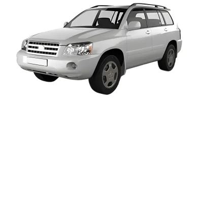 Front and Rear Car Mud Flaps Splash Guards for Toyota Highlander 2003-2006, Flexible Rubber Mudguards Front and Rear Car Mud Flaps Splash Guards for Toyota Highlander 2003-2006, Flexible Rubber Mudguards