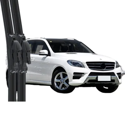 Multi-Function Frameless Wiper Blades with Quiet Rubber Strip for Mercedes-Benz ML400 Multi-Function Frameless Wiper Blades with Quiet Rubber Strip for Mercedes-Benz ML400