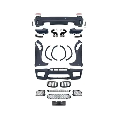 X5M Style Front Bumper and Fender Body Kit for BMW X5 E70 Conversion X5M Style Front Bumper and Fender Body Kit for BMW X5 E70 Conversion