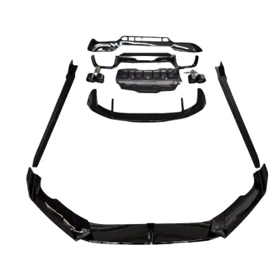 Gloss Black Performance Body Kit for BMW X3 G01 – Front Lip, Rear Diffuser, Exhaust Tips, Spoiler, and Side Skirts Set Gloss Black Performance Body Kit for BMW X3 G01 – Front Lip, Rear Diffuser, Exhaust Tips, Spoiler, and Side Skirts Set