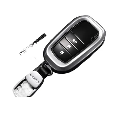 Zinc Alloy Remote Key Fob Shell Cover Protector with Keychain for Toyota Land Cruiser 2008-2020 Zinc Alloy Remote Key Fob Shell Cover Protector with Keychain for Toyota Land Cruiser 2008-2020