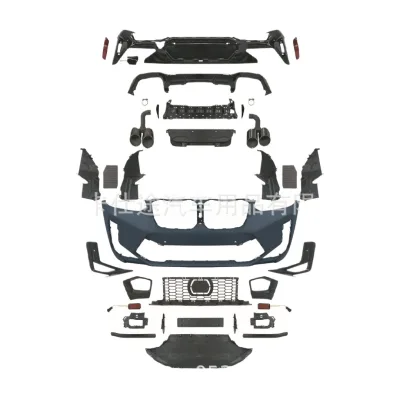 X4M Style Body Kit Front and Rear Bumper Set Compatible with BMW X4 G02 LCI 2022-2025 Sport Edition X4M Style Body Kit Front and Rear Bumper Set Compatible with BMW X4 G02 LCI 2022-2025 Sport Edition