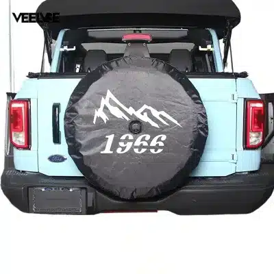 Suitable for Ford Liema spare tire cover Bronco modified tailgate rear tire shell exterior tire protection cover off-road vehicle
