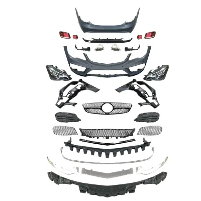 Front Bumper Body Kit with Grille for Mercedes Benz E-Class W207 Coupe Upgrade Facelift Styling Front Bumper Body Kit with Grille for Mercedes Benz E-Class W207 Coupe Upgrade Facelift Styling