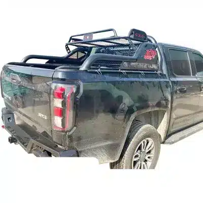 Pickup Truck Bed Rack Roll Bar with Basket for JMC Grand Avenue Pickup Truck Bed Rack Roll Bar with Basket for JMC Grand Avenue