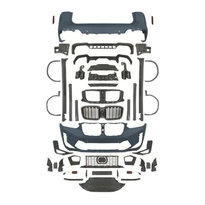 Full Body Kit Conversion for BMW X3 G01 Early to Late Model X3M Style Front and Rear Bumper Set