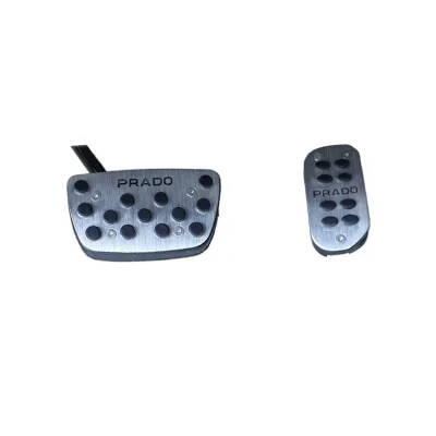 Non-Slip Aluminum Alloy Accelerator and Brake Pedal Cover Set for Prado 2700 Non-Slip Aluminum Alloy Accelerator and Brake Pedal Cover Set for Prado 2700