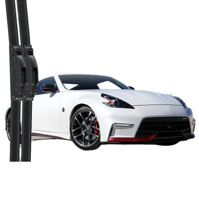 All-Season Frameless Windshield Wiper Blades with Silent Rubber Strip for Nissan 370Z All-Season Frameless Windshield Wiper Blades with Silent Rubber Strip for Nissan 370Z