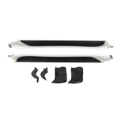 Aluminum Running Boards Side Steps Aviation Style Kit for Toyota Land Cruiser LC200 2012-2020 Aluminum Running Boards Side Steps Aviation Style Kit for Toyota Land Cruiser LC200 2012-2020