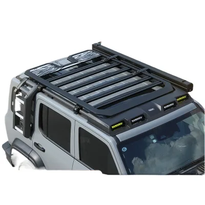 Aluminium Alloy Roof Rack Cargo Carrier Cross Bars with Mounting Ladder and Awning Compatibility for Tank 400 Aluminium Alloy Roof Rack Cargo Carrier Cross Bars with Mounting Ladder and Awning Compatibility for Tank 400