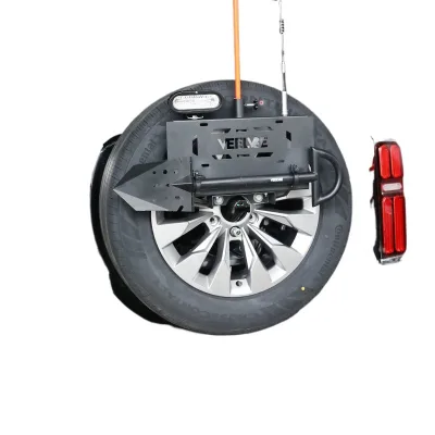 Tank 500 multi-function spare tire license plate frame flagpole frame reversing light military shovel spare tire shovel off-road modification Tank 500 multi-function spare tire license plate frame flagpole frame reversing light military shovel spare tire shovel off-road modification