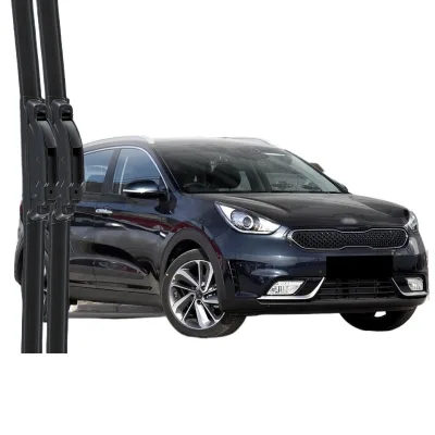Universal Frameless Windshield Wiper Blades with Silent Rubber Strip for Kia Niro Front Windshield Universal Frameless Windshield Wiper Blades with Silent Rubber Strip for Kia Niro Front Windshield