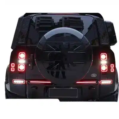 Rear Bumper Integrated Tail Lamp Assembly with Fog, Reverse, and Brake Lights for Land Rover New Defender Rear Bumper Integrated Tail Lamp Assembly with Fog, Reverse, and Brake Lights for Land Rover New Defender