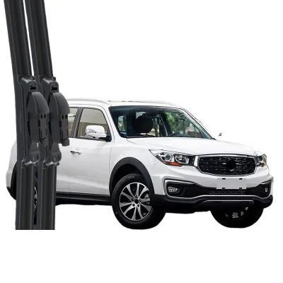 Professional Frameless Windshield Wiper Blades, Silent Rubber Strip Windscreen Wipers for Haima S7 and Universal Hook Fitment Professional Frameless Windshield Wiper Blades, Silent Rubber Strip Windscreen Wipers for Haima S7 and Universal Hook Fitment