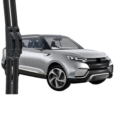 Professional Frameless Windshield Wiper Blades Multi-Fit Silent Rubber Strips for SsangYong Tivoli XLV Professional Frameless Windshield Wiper Blades Multi-Fit Silent Rubber Strips for SsangYong Tivoli XLV