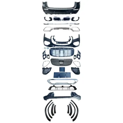 Full Body Kit GLS Class Maybach Style Front Rear Bumpers for Mercedes-Benz X167 2024 Exterior Upgrade Full Body Kit GLS Class Maybach Style Front Rear Bumpers for Mercedes-Benz X167 2024 Exterior Upgrade