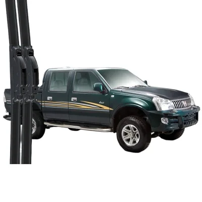 Professional Frameless Windshield Wiper Blades Soft Rubber Silent Operation for Pickup Trucks Professional Frameless Windshield Wiper Blades Soft Rubber Silent Operation for Pickup Trucks