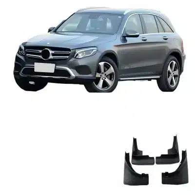 Soft Rubber Car Mud Flaps Splash Guards for 2014-2016 Mercedes-Benz GLC with Running Boards Front and Rear Set Soft Rubber Car Mud Flaps Splash Guards for 2014-2016 Mercedes-Benz GLC with Running Boards Front and Rear Set