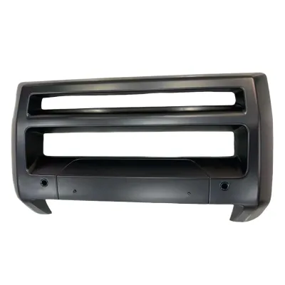 Front Bumper Guard Protector compatible with Land Rover Defender 90 110, Matte and Glossy Black Finish