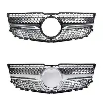 Front Bumper Grille Star Style Mesh Grill for Mercedes-Benz GLK-Class X204 2013-2015 Front Bumper Grille Star Style Mesh Grill for Mercedes-Benz GLK-Class X204 2013-2015