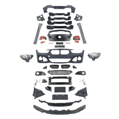Full Body Kit Car Front Bumper Grille Set for BMW 1 Series F20 Pre-LCI Conversion Style Full Body Kit Car Front Bumper Grille Set for BMW 1 Series F20 Pre-LCI Conversion Style