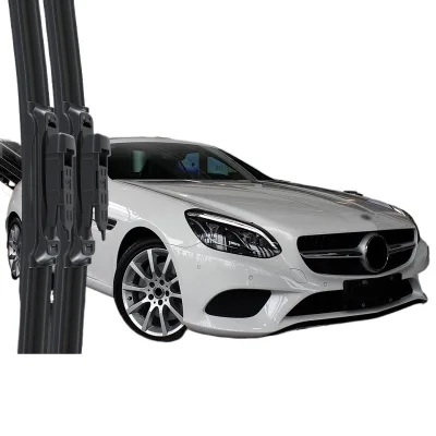 Multi-Function Frameless Wiper Blades Heavy Duty Silent Rubber Front Windshield Wipers for Mercedes-Benz SLC260