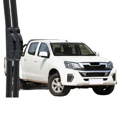 Frameless Windshield Wiper Blades for ISUZU D-MAX / Pickup Quiet Natural Rubber Front Window Wipers Pair Frameless Windshield Wiper Blades for ISUZU D-MAX / Pickup Quiet Natural Rubber Front Window Wipers Pair