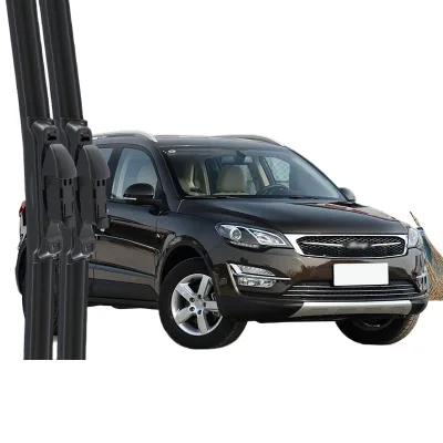 Professional Frameless Windshield Wiper Blades, Quiet Silicone Rubber Strip Design for Zotye Damy X5