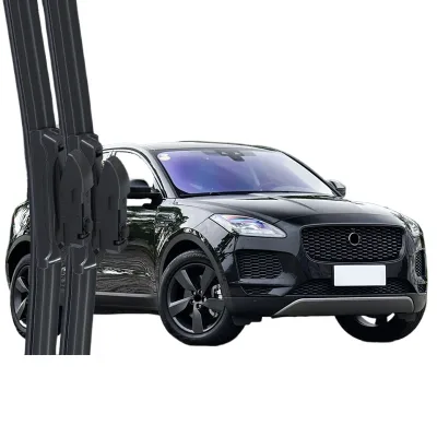 Professional Frameless Windshield Wiper Blades, Silent Rubber Strip Multi-Functional Front Wiper Set for Jaguar E-PACE Professional Frameless Windshield Wiper Blades, Silent Rubber Strip Multi-Functional Front Wiper Set for Jaguar E-PACE