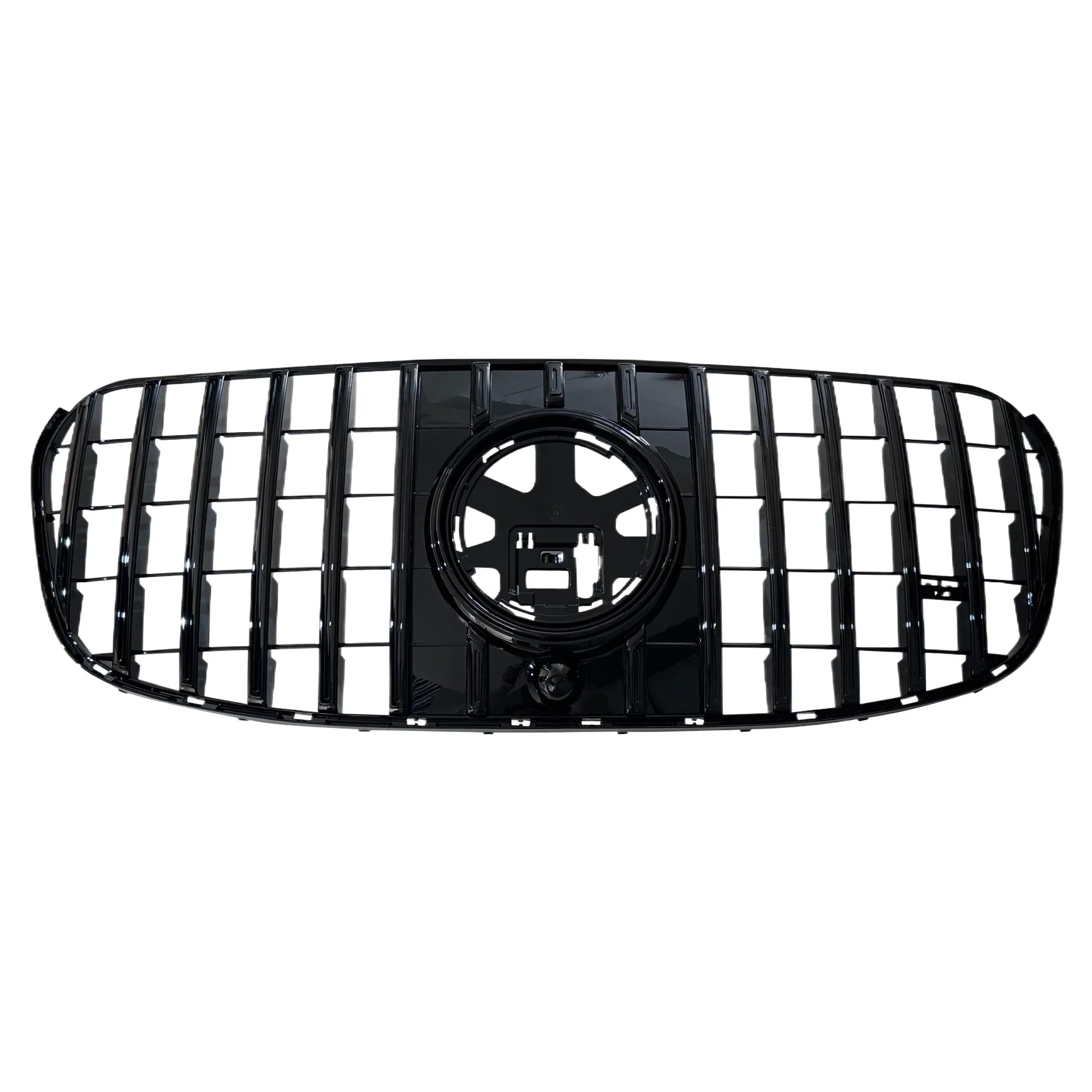 Front Bumper Grille GT Style Vertical Slat Grille for Mercedes-Benz GLS X167 2024+