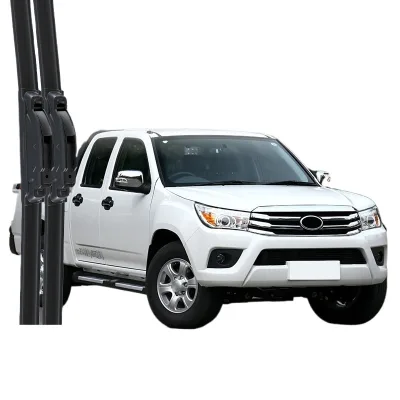 Universal Frameless Windshield Wiper Blades Dual Rubber Mute Strip for JAC V7 Pickup Universal Frameless Windshield Wiper Blades Dual Rubber Mute Strip for JAC V7 Pickup