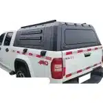 Pickup Truck Bed Cover High Wall Stainless Steel Three-Door Tailgate for JMC T7
