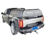 Pickup Truck Bed Camper Shell Half-Height Three-Door with Side Window