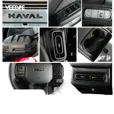 Haval Raptors Central Control Gear Protective Sticker Carbon Fiber Pattern Interior Gear Head Cover Anti-kick Sticker Modified Protective Cover Accessories Haval Raptors Central Control Gear Protective Sticker Carbon Fiber Pattern Interior Gear Head Cover Anti-kick Sticker Modified Protective Cover Accessories