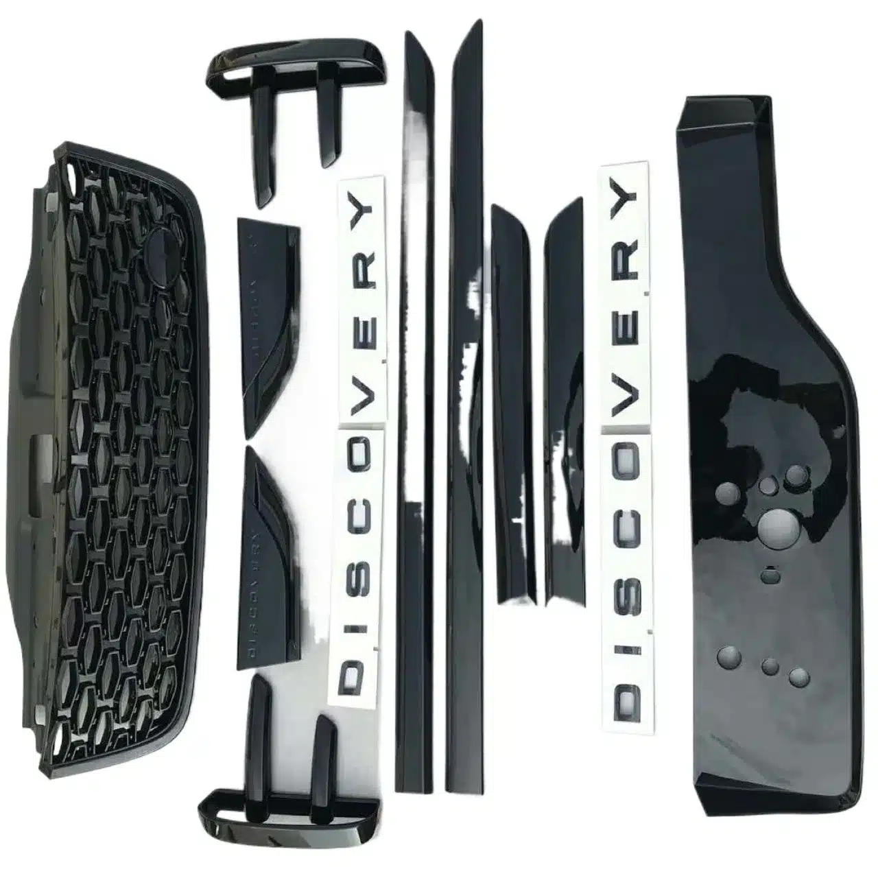 Front Bumper Grille Obsidian Black Edition Style Mesh Grill for Land Rover Discovery 5