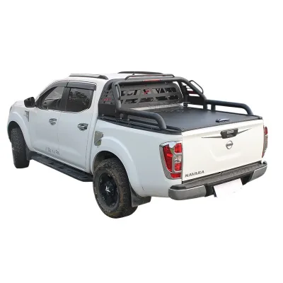 Manual Retractable Roll-up Tonneau Cover for Nissan Navara Pickup Truck Rear Bed Shield Manual Retractable Roll-up Tonneau Cover for Nissan Navara Pickup Truck Rear Bed Shield
