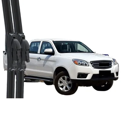 All-Season Frameless Wiper Blades Heavy Duty Silent Rubber Front Windshield Wiper Set Compatible with JAC T6 EV Pickup All-Season Frameless Wiper Blades Heavy Duty Silent Rubber Front Windshield Wiper Set Compatible with JAC T6 EV Pickup