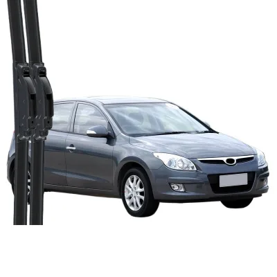 Universal Frameless Windshield Wiper Blades, Silent Rubber Strip Multi-Functional Car Wipers for Hyundai i30 Universal Frameless Windshield Wiper Blades, Silent Rubber Strip Multi-Functional Car Wipers for Hyundai i30