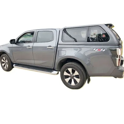 Fiberglass High Cover with Vents for Isuzu D-MAX 2021+ Rear Truck Bed Fiberglass High Cover with Vents for Isuzu D-MAX 2021+ Rear Truck Bed