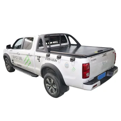 Manual Retractable Aluminum Alloy Tonneau Cover for JAC Shuailing T6 T8 Pickup Truck Rear Trunk Manual Retractable Aluminum Alloy Tonneau Cover for JAC Shuailing T6 T8 Pickup Truck Rear Trunk