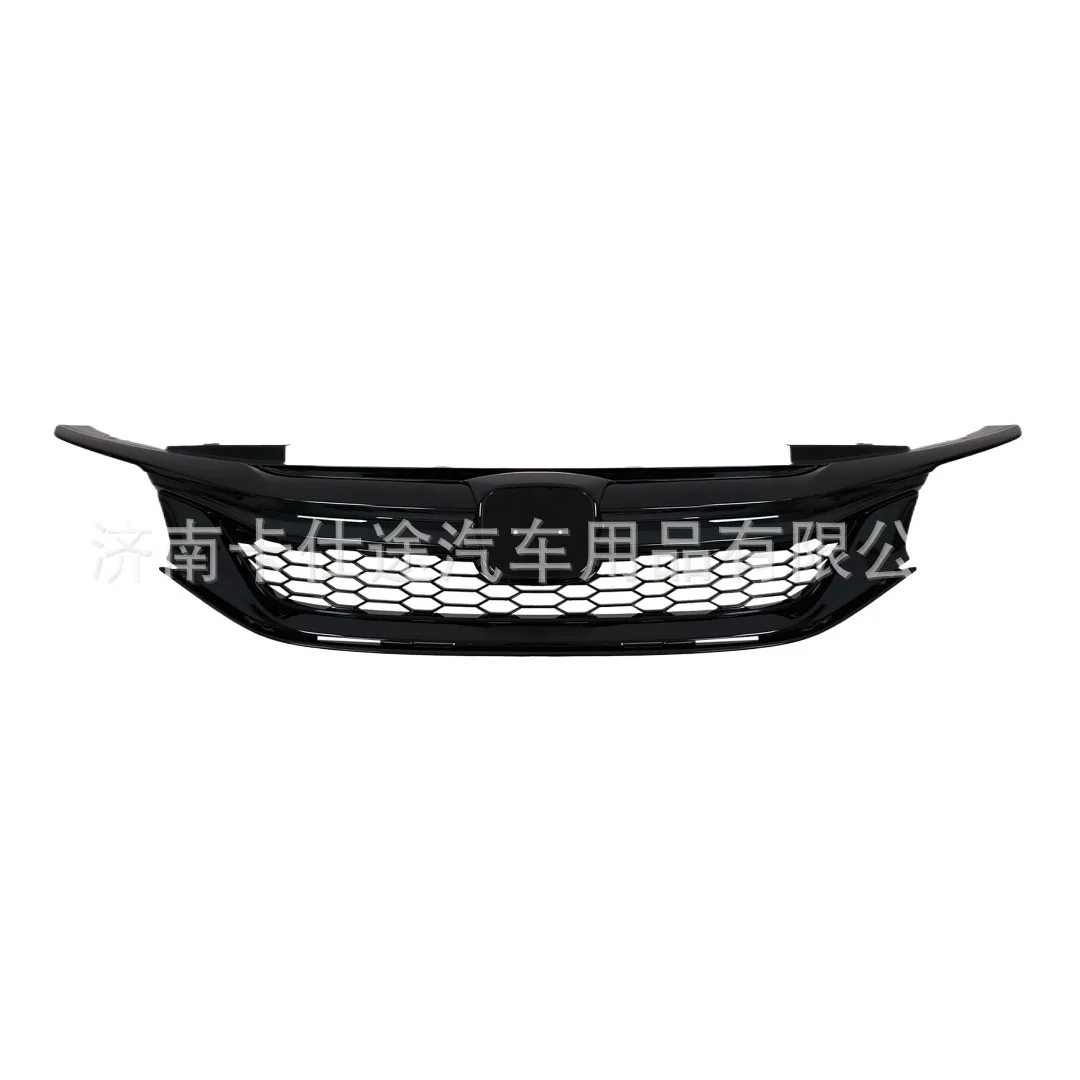 Front Upper Grille Assembly for Honda Accord 2016-2017 Chrome Trim Radiator Hood Grill