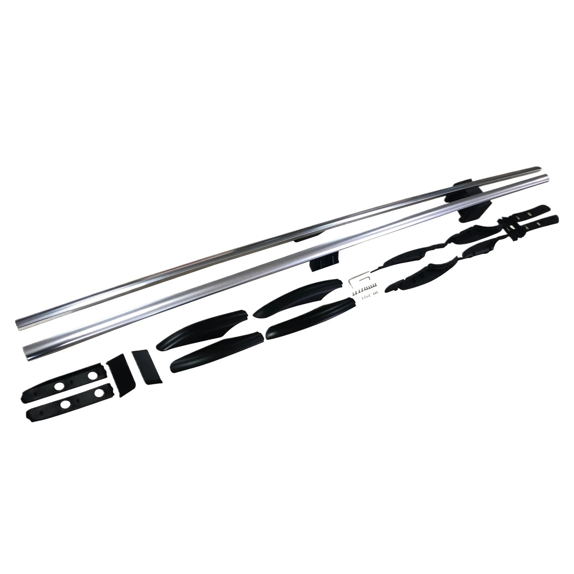 Aluminum Alloy Roof Rack Rails Cross Bars Compatible with Mercedes-Benz Vito V260 W447 Side Rails Set